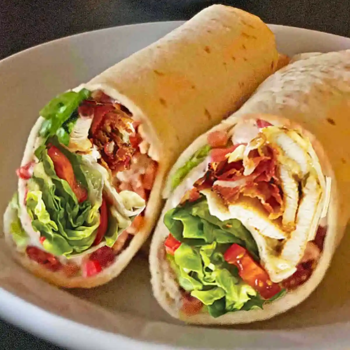Grilled Chicken and Bacon wrap