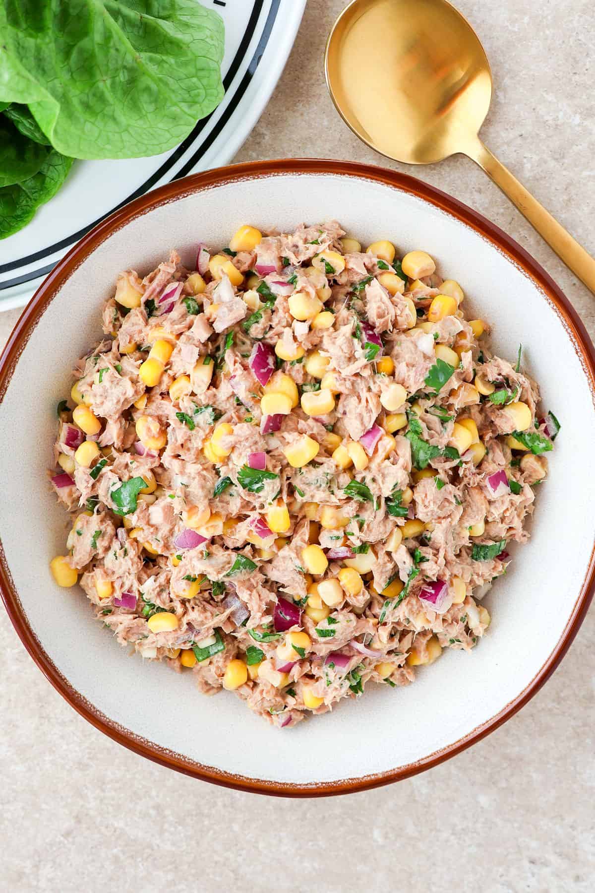 Tuna Mayo and Sweetcorn Salad
