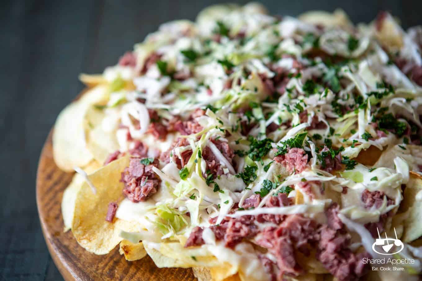 Corned Beef and Cheese Salad